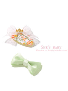 Cute Butterfly Knot Lace Baby Hair Clips Korean Style Children Accessories Fresh Lovely Baby Side Hair Decorations