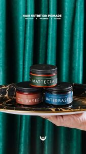 Folti Baffi Hair Nutrition Pomade Water Based 80 Gram dan Oil Based 80 Gram