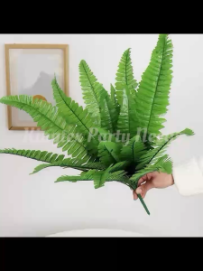 18 Stem Simulated Persian Plant Grass Artificial Paco Leaves Fern Green Plants Home Decor Wedding Greenery Accessories