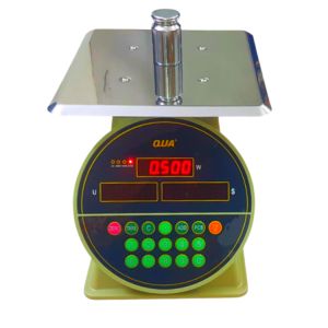 Cân điện tửcân để bàncân tính tiềncân bán hàng Cân đồng hồ tính tiền QUA - Q1-30kg&60kg  hiển thị 2 mặt bảo hành 12 tháng CÂN HOÀNG HUY