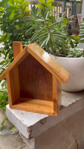 Kệ gỗ hình ngôi nhà để bàn kệ trang trí decor nhà cửa gỗ tự nhiên kệ treo tường (giá xưởng)