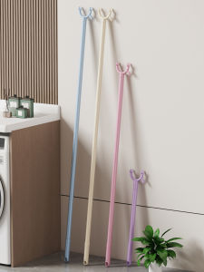 Thickened Clothes Drying Rack Home Use Hanging Rod Extendable Y-Head Dormitory Clothes Drying Tool Garment Holder