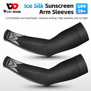 Tây đi xe đạp 1 cặp bao cánh tay lụa băng chống UV cánh tay bảo vệ chạy đi xe đạp câu cá lái xe dài tay áo thể thao ngoài trời bao cánh tay cho phụ nữ người đàn ông