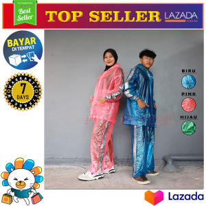 Jas Hujan Elmondo Jas Hujan Setelan Genesis 923 - Raincoat Dewasa Jaket Celana Pria Wanita Murah Jas Hujan Setelan Dewasa Jas Hujan Elmondo Dewasa Mantel Elmondo Biru