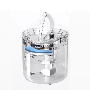 HATELI 2L Cat Water Fountain Automatic Pet Dogs Water Dispenser Smart Drinker For Cats Kittens Puppy With Auto Sensor Cat Drinking Fountain Accessories