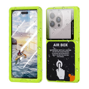 เคสโทรศัพท์กันน้ำ Shellbox สำหรับหน้าจอสัมผัสขนาด 6.9 นิ้ว สีใส ป้องกันฝุ่นและกันกระแทกใต้น้ำ มาตรฐาน IP68 รุ่นใหม่