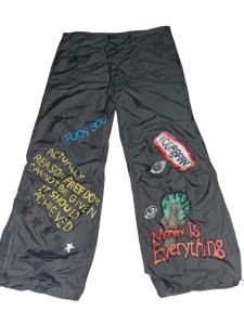 Carol * Hand-Painted Custom Universe Invincible Comfortable Loose Not Stuck Crotch Breathable Slimming Dancing/Daily Drawstring Pants