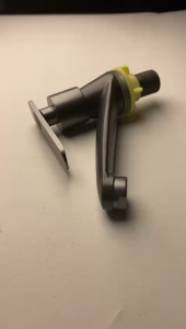 kran air wastafel cuci tangan stainless engkol plastik minimalis abu grey 1/2 inch 22Y murah faucet