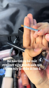 ( Lẻ 1 cây ) Cọ eyeliner vét đuôi mắt kẻ mắt đầu nhỏ siêu sắc nét Jenny cán đỏ CKMJ25