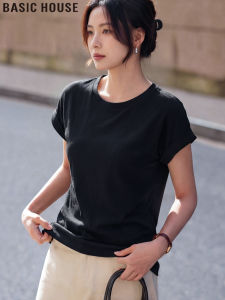 Basic House | Áo Thun Linen Cổ Tròn