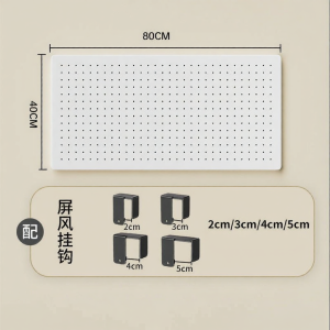 Hole Panel Desktop Screen Storage Rack