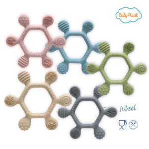 Ferris Wheel Food-Grode Silicone Teether | Silicone BPA Free Phthalate Non-Toxic FDA Approved