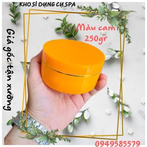 [giá sỉ] 10 hủ 200gr màu cam