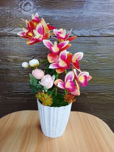 Gubahan Orkid Latex Cymbidium 1 Tangkai Cantik Mewah Murah Sesuai Untuk Hiasan Rumah Dan Pejabat Pilihan Tepat Untuk Keindahan Anda