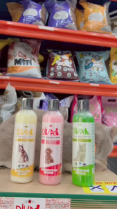 SỮA TẮM DIVA DƯỠNG ẨM KHỬ MÙI CHO CHÓ MÈO