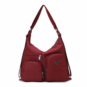 Túi Đeo Vai Nhiều Túi Nylon Nhẹ Cho Du Lịch Túi Đeo Chéo Ba Năng Túi Đeo Vai Đơn Cho Phụ Nữ Trung Niên Và Người Cao Tuổi