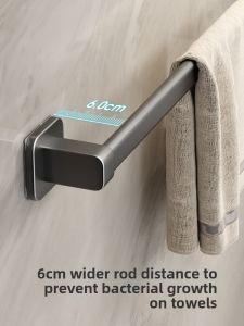 WEIMEIYUAN | No Drill Luxury Bathroom Towel Bar