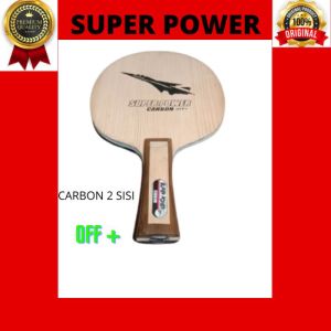 BED Pingpong Super power original 2 Sisi Carbon Bet Berkwalitas OFF+ plus Bad Asli Premium standar Internasional