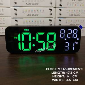 (2802) Desktop Led Digital Alarm Clock with Countdown Only
