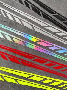 1Pair Universal DIY Bike E-Bike Frame Stickers Bicycle Body Road MTB Bikes Scooter Motorcycle Reflective Vinyl Decal Accessories