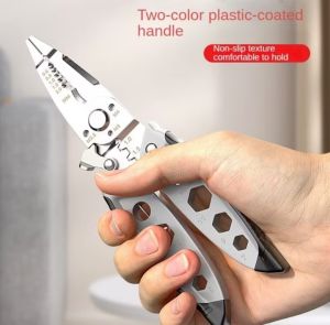 Tang Pengupas Kawat Multi Alat Tang 16 in 1 Alat Perbaikan Kawat Multifungsi Tang serbaguna