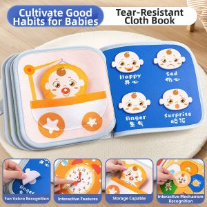 TANGJIUGONG | Tear-and-Stick DIY Cloth Book for Baby