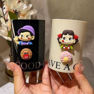 ชุดแก้วล้างฟันสำหรับใช้ในบ้าน แก้วล้างปาก แก้วล้างหน้า แก้วล้างปาก คู่รัก น่ารัก น่ารัก เหล็กสแตนเลส ชุดล้างฟัน