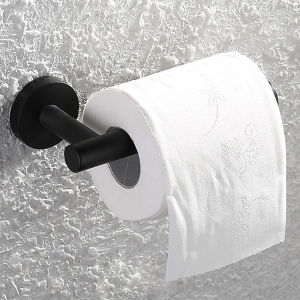 Black Bathroom Hardware Set Accessories Wall Mounted Stainless Steel Towel Bar Towel Ring Toilet Paper Holder Hook Bathroom Kit