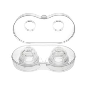 2PCS Female Silicone Nipple Aspirator Puller Retraction Pump Sucker Teat Massager Corrector Portable Women Nipple Orthotics