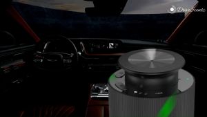 Drivescentz Relaxsa Car Diffuser USB Rechargeable for Car Essential Oil Black