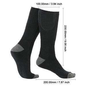 Winter Electric Heated Socks USB Charging Thermal Heating Thermosocks Foot Warmer Socks Trekking Ski Cycling Outdoor Warm Socks