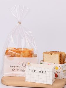 Korean Style Thickened Egg Toast Sandwich Baking Bread Disposable Packaging Box Home Use Cuttable Western Pastry Box