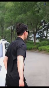 Áo sơ mi nam FATUNO ngắn tay Hàn Quốc dáng ôm cổ bẻ vải lụa cao cấp chống nhăn chống xù không phai màu