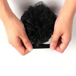Bông tắm tạo bọt mềm mại lưới vật liệu PE GA625