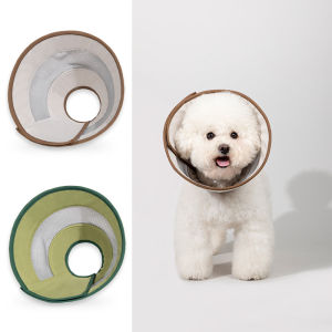 Hamshmoc Cat Cone Adjustable Elizabethan Collar Lightweight Pet Recovery Collar Anti Bite Lick Wound Practical Pet Circle of Shame