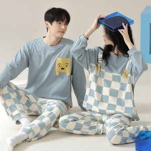 Bộ đồ ngủ đôi MiiOW vải cotton thoải mái thoáng khí