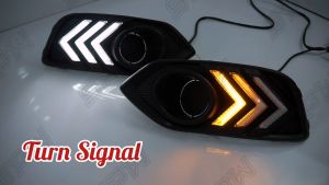 Honda HRV HR-V Vezel 2019 2020 2021 DRL Daylight Cover Front Bumper LED Fog Lamp Light Foglamp Spotlight Turn Signal
