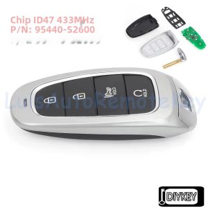 Chìa Khóa Điều Khiển Từ Xa Thông Minh 433MHz Chip ID47 Dành Cho Hyundai Tucson Santa Fe Palisade Staria Tương Thích Với 95440-S2600 95440-S2500 95440-S8520 N9052