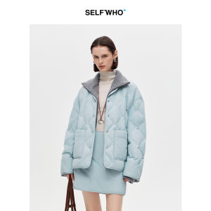 Detachable Padded High Neck Warm Down Coat