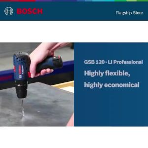 BOSCH ชุดสุดคุ้ม GSB 120-LI Gen 3 Upgrade และ Bosch GO 3 (SOLO) New หัวล็อค Universal