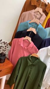 Kemeja Rayon Twill Premium Motif Polos