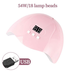 Professional Nail Dryer Machine USB Cable Home Use Nail Lamp For Drying Curing Nails Varnish with 18pcs Beads UV LED Lamp