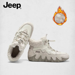 Jeep spirit mary jane Winter new high top warm and casual womens shoes with plush and thick snow boots