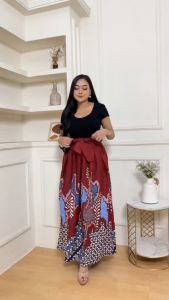 ROK BATIK MAYUNG PANJANG POLYKATUN BAWAHAN WANITA MOTIF BIANCA