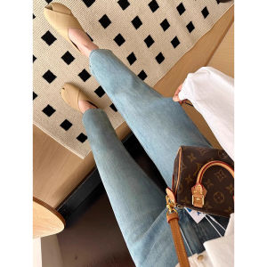Spring Stylish Casual Straight Leg Denim Pants