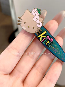 Korean Style Hair Clips Womens Blue Gradient Cat Side Clips 2025 New Short Hair Fringe Clips Sweet Duckbill Hair Pins