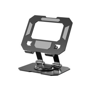 Enhance Desktop Productivity with 360-Degree Rotating Foldable Metal Tablet Holder NO258