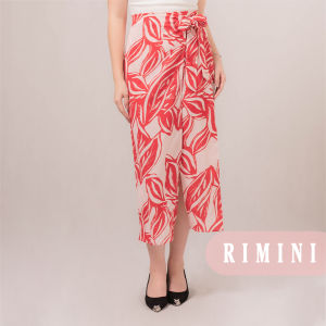 RIMINI - Bawahan Wanita Rok Kondangan Motif Daun Xs-XL - Leyna Skirt 7245