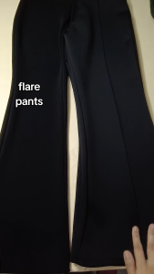 Celana Cutbray Wanita Fit And Flare Pants Cutbray Scuba Pinggang Highwaist Bhan Stretch