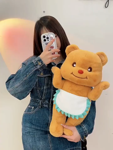 ตุ๊กตาหมีเท็ดดี้สุดน่ารัก ตุ๊กตาหมีเนย ตุ๊กตาหมีหม้อน้ำผึ้ง ของเล่นเด็กที่นุ่มสบาย ของขวัญวันเกิดสำหรับเด็ก